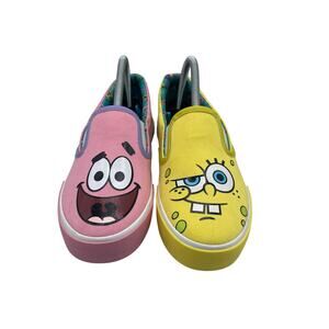 SpongeBob Square Pants Patrick Slip On Canvas Shoes Groundup Adult 7
